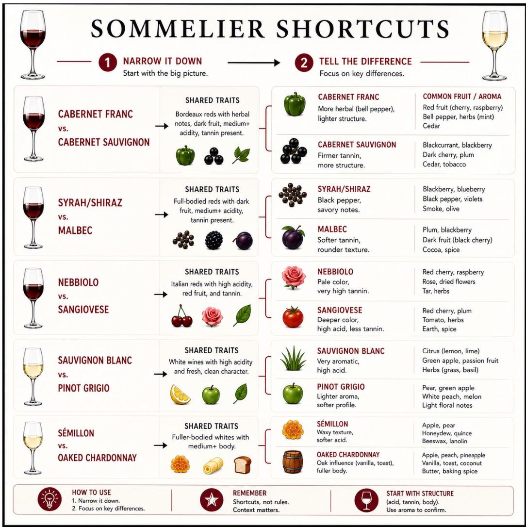 Common blind wine tasting mixups and how to avoid them.