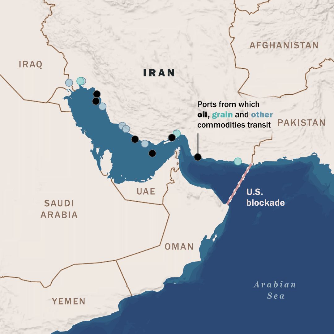 Beyond oil — Hormuz carries 1/3 of fertilizer trade, 1/5 of global natural gas, 1/3 of helium supplies, half of sulfur trade.