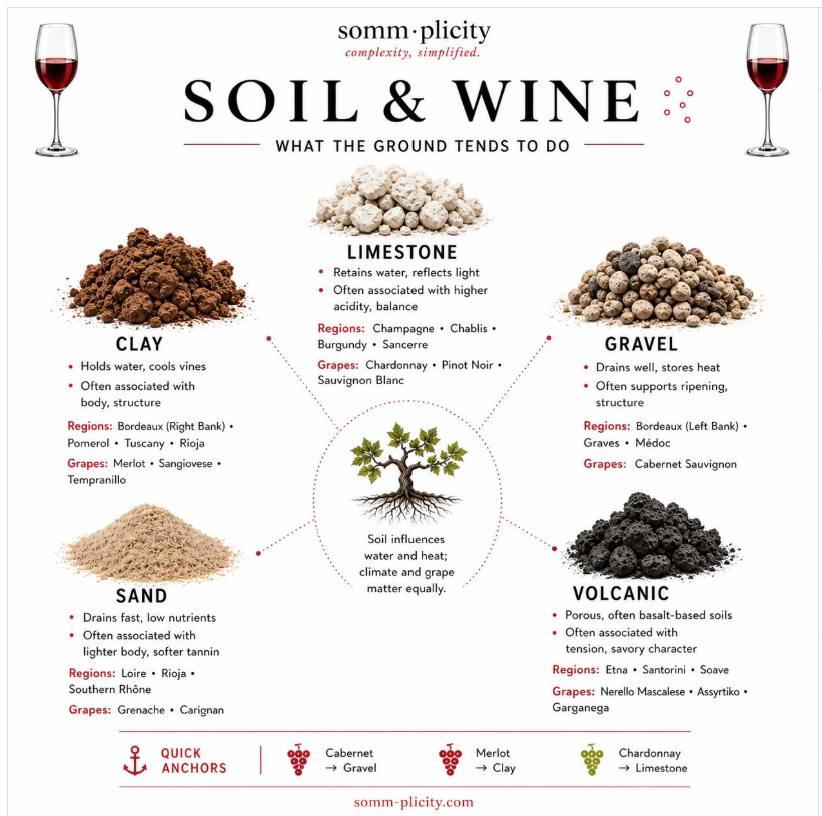 Soil and wine guide