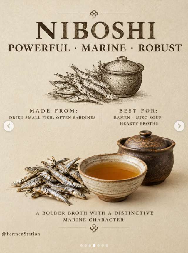 Dashi, week three: niboshi