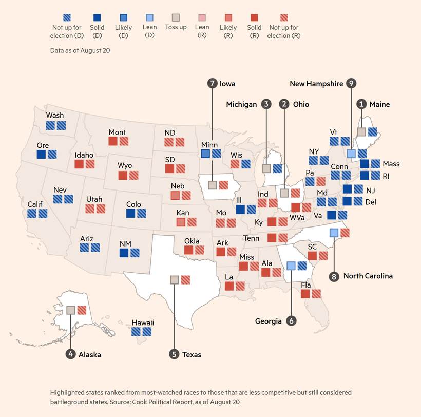 Where the war for the Senate is fought